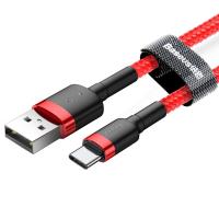 Baseus Cafule Cable - Kabel do ładowania i transmisji danych USB do USB-C 3 A, 0.5 m (czerwony) Baseus Cafule Cable - Kabel do ładowania i transmisji danych USB do USB-C 3 A, 0.5 m (czerwony)
