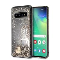Guess Liquid Glitter Hearts - Etui Samsung Galaxy S10 (złoty) Guess Liquid Glitter Hearts - Etui Samsung Galaxy S10 (złoty)