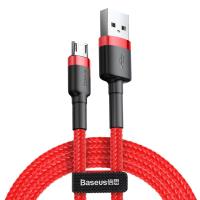 Baseus Cafule Cable - Dwustronny kabel połączeniowy micro USB na USB QC 3.0, 2.4 A, 1 m (czerwony)