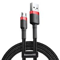 Baseus Cafule Cable - Dwustronny kabel połączeniowy micro USB na USB QC 3.0, 1.5 A, 2 m (czerwony/czarny) Baseus Cafule Cable - Dwustronny kabel połączeniowy micro USB na USB QC 3.0, 1.5 A, 2 m (czerwony/czarny)
