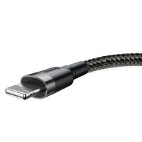 Baseus Cafule Cable - Kabel połączeniowy USB do Lightning, 2.4 A, 1 m (szary/czarny) Baseus Cafule Cable - Kabel połączeniowy USB do Lightning, 2.4 A, 1 m (szary/czarny)