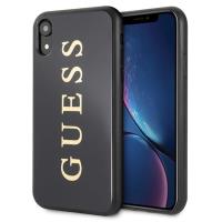 Guess Double Layer Glitter Case - Etui iPhone XR (Black) Guess Double Layer Glitter Case - Etui iPhone XR (Black)