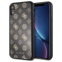 Guess Double Layer Glitter Case Peony G - Etui iPhone XR (Black) Guess Double Layer Glitter Case Peony G - Etui iPhone XR (Black)