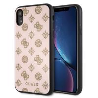Guess Double Layer Glitter Case Peony G - Etui iPhone XR (Pale Pink) Guess Double Layer Glitter Case Peony G - Etui iPhone XR (Pale Pink)