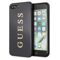 Guess Double Layer Glitter Case - Etui iPhone 8 Plus / 7 Plus (Black) Guess Double Layer Glitter Case - Etui iPhone 8 Plus / 7 Plus (Black)