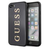 Guess Double Layer Glitter Case - Etui iPhone 8 / 7 (Black) Guess Double Layer Glitter Case - Etui iPhone 8 / 7 (Black)