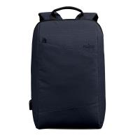 PURO Byday - Plecak z zewnętrzym portem USB MacBook Pro 15" / Notebook 15.6" (granatowy)