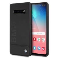 BMW Signature Logo Imprint Case - Skórzane etui Samsung Galaxy S10+ z wytłaczanym logo BMW (czarny) BMW Signature Logo Imprint Case - Skórzane etui Samsung Galaxy S10+ z wytłaczanym logo BMW (czarny)