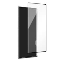 PURO Premium Full Edge Tempered Glass Case Friendly - Szkło ochronne hartowane na ekran Samsung Galaxy Note 10 (czarna ramka)