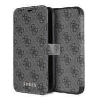 Guess Booktype 4G Charms Collection - Etui iPhone XR z kieszeniami na karty (szary) Guess Booktype 4G Charms Collection - Etui iPhone XR z kieszeniami na karty (szary)