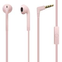 PURO ICON Stereo Earphones - Słuchawki z płaskim kablem z mikrofonem i pilotem (Piaskowy Róż) PURO ICON Stereo Earphones - Słuchawki z płaskim kablem z mikrofonem i pilotem (Piaskowy Róż)