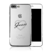 Guess Signature Heart - Etui iPhone 8 Plus / 7 Plus / 6s Plus / 6 Plus (srebrny) Guess Signature Heart - Etui iPhone 8 Plus / 7 Plus / 6s Plus / 6 Plus (srebrny)