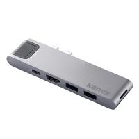 Kanex iAdapt 7-in-1 Multiport USB-C Hub + Ethernet - Wieloportowy hub Ethernet USB-C 7w1 (Space Gray) Kanex iAdapt 7-in-1 Multiport USB-C Hub + Ethernet - Wieloportowy hub Ethernet USB-C 7w1 (Space Gray)