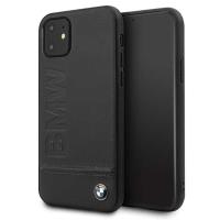 BMW Signature Logo Imprint Book Case - Skórzane etui iPhone 11 z wytłaczanym logo BMW (czarny) BMW Signature Logo Imprint Book Case - Skórzane etui iPhone 11 z wytłaczanym logo BMW (czarny)