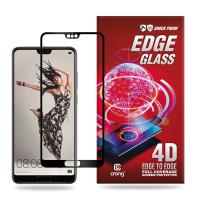 Crong Edge Glass 4D Full Glue - Szkło hartowane na cały ekran Huawei P20