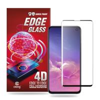 Crong Edge Glass 4D Full Glue - Szkło hartowane na cały ekran Samsung Galaxy S10e