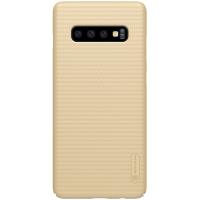 Nillkin Super Frosted Shield - Etui Samsung Galaxy S10+ (Golden) Nillkin Super Frosted Shield - Etui Samsung Galaxy S10+ (Golden)