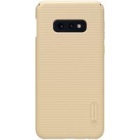 Nillkin Super Frosted Shield - Etui Samsung Galaxy S10e (Golden) Nillkin Super Frosted Shield - Etui Samsung Galaxy S10e (Golden)
