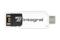 Integral USB 2.0 OTG (On-The-Go) microSDHC and microSDXC Card Reader - czytnik kart pamięci Integral USB 2.0 OTG (On-The-Go) microSDHC and microSDXC Card Reader - czytnik kart pamięci