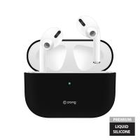 Crong Liquid Case - Etui AirPods Pro (czarny) Crong Liquid Case - Etui AirPods Pro (czarny)
