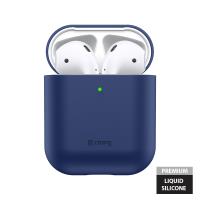 Crong Liquid Case - Etui Apple AirPods 1&2 generacji (granatowy) Crong Liquid Case - Etui Apple AirPods 1&2 generacji (granatowy)