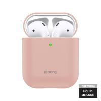 Crong Liquid Case - Etui Apple AirPods 1&2 generacji (piaskowy róż) Crong Liquid Case - Etui Apple AirPods 1&2 generacji (piaskowy róż)