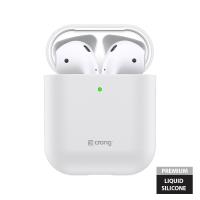 Crong Liquid Case - Etui Apple AirPods 1&2 generacji (biały) Crong Liquid Case - Etui Apple AirPods 1&2 generacji (biały)