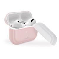 PURO ICON Case - Etui Airpods Pro z dodatkową osłonką (Rose + Rose Cap + White Cap)