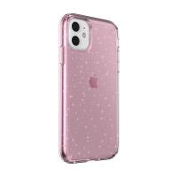 Speck Presidio Clear with Glitter - Etui iPhone 11 z powłoką MICROBAN (Rose Glitter/Clear)