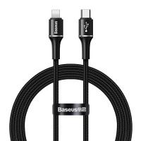 Baseus Halo Data Cable Type-C to iP PD 18W - Kabel połączeniowy USB-C do Lightning 1m (czarny) Baseus Halo Data Cable Type-C to iP PD 18W - Kabel połączeniowy USB-C do Lightning 1m (czarny)