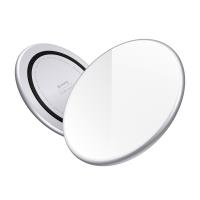 Crong Fast Wireless Charger - Bezprzewodowa ładowarka indukcyjna Qi 15W (Silver White) Crong Fast Wireless Charger - Bezprzewodowa ładowarka indukcyjna Qi 15W (Silver White)
