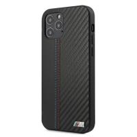 Bmw M Carbon Tricolor Stitch - Etui iPhone 12 Pro Max (czarny) Bmw M Carbon Tricolor Stitch - Etui iPhone 12 Pro Max (czarny)