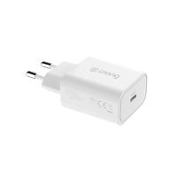 Crong USB-C Travel Charger – Ładowarka sieciowa USB-C Power Delivery 20W (biały)