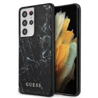 Guess Marble - Etui Samsung Galaxy S21 Ultra (czarny)