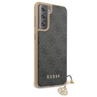 Guess 4G Charms Collection - Etui Samsung Galaxy S21 (szary)