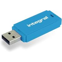 Integral Neon - Pendrive 128GB USB 2.0 (Niebieski)