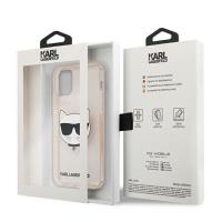 Karl Lagerfeld Choupette Head Glitter - Etui iPhone 12 / iPhone 12 Pro (złoty)