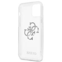 Guess 4G Big Logo Charm - Etui iPhone 12 Pro Max (srebrny charms)