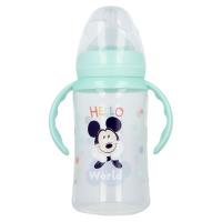 Mickey Mouse - Butelka ze smoczkiem i rączkami 360 ml (Cool)