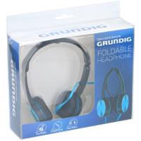 Grundig - Składane słuchawki nauszne (niebieski)