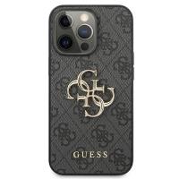 Guess 4G Big Metal Logo - Etui iPhone 13 Pro (szary)