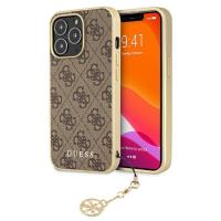 Guess 4G Charms Collection - Etui iPhone 13 Pro (brązowy)