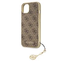 Guess 4G Charms Collection - Etui iPhone 13 (brązowy)