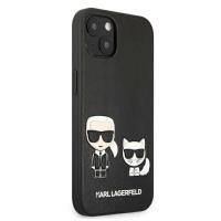 Karl Lagerfeld PU Leather Karl & Choupette Embossed - Etui iPhone 13 (czarny)
