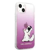 Karl Lagerfeld Choupette Fun - Etui iPhone 13 Mini (różowy)