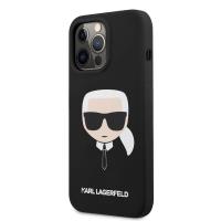 Karl Lagerfeld Silicone Ikonik Karl`s Head - Etui iPhone 13 Pro Max (czarny)