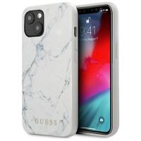 Guess Marble - Etui iPhone 13 (biały)