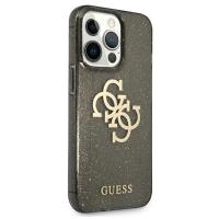Guess Glitter 4G Big Logo - Etui iPhone 13 Pro (czarny)