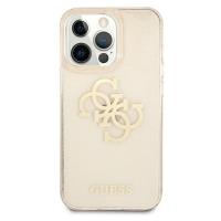 Guess Glitter 4G Big Logo - Etui iPhone 13 Pro (złoty)