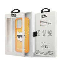 Karl Lagerfeld Choupette Head - Etui iPhone 13 Pro (fluo pomarańczowy)